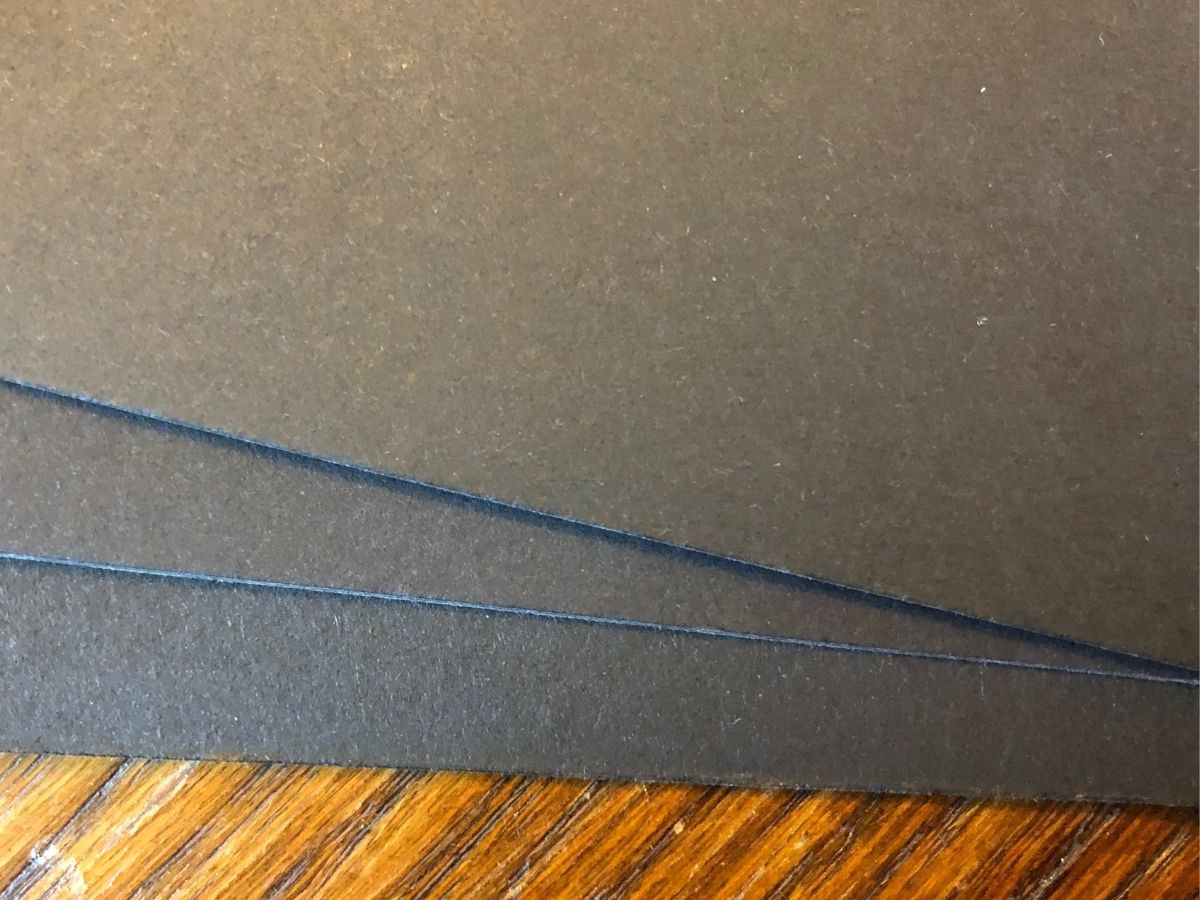 House of Paper - A4 Cardstock - Smooth - Black