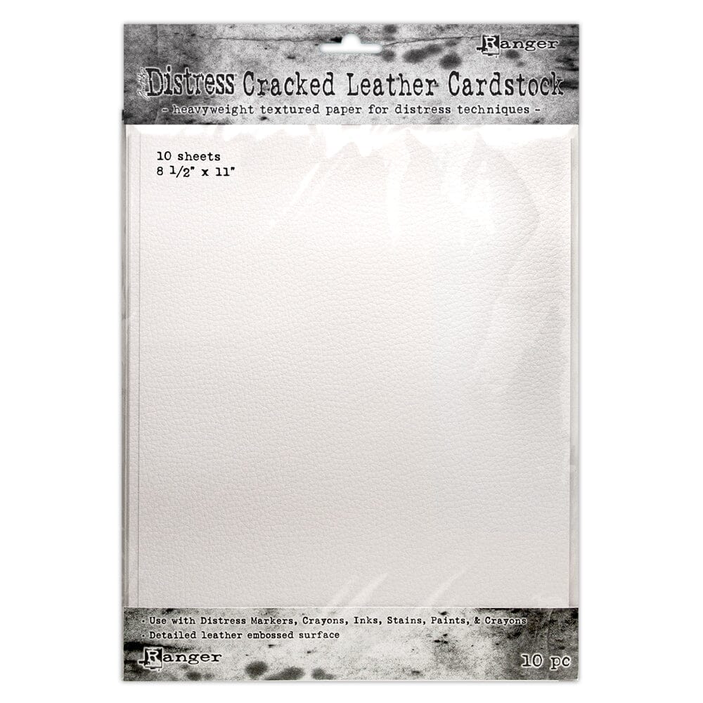 Tim Holtz -  Distress Cracked Leather Cardstock - 8.5"X11"