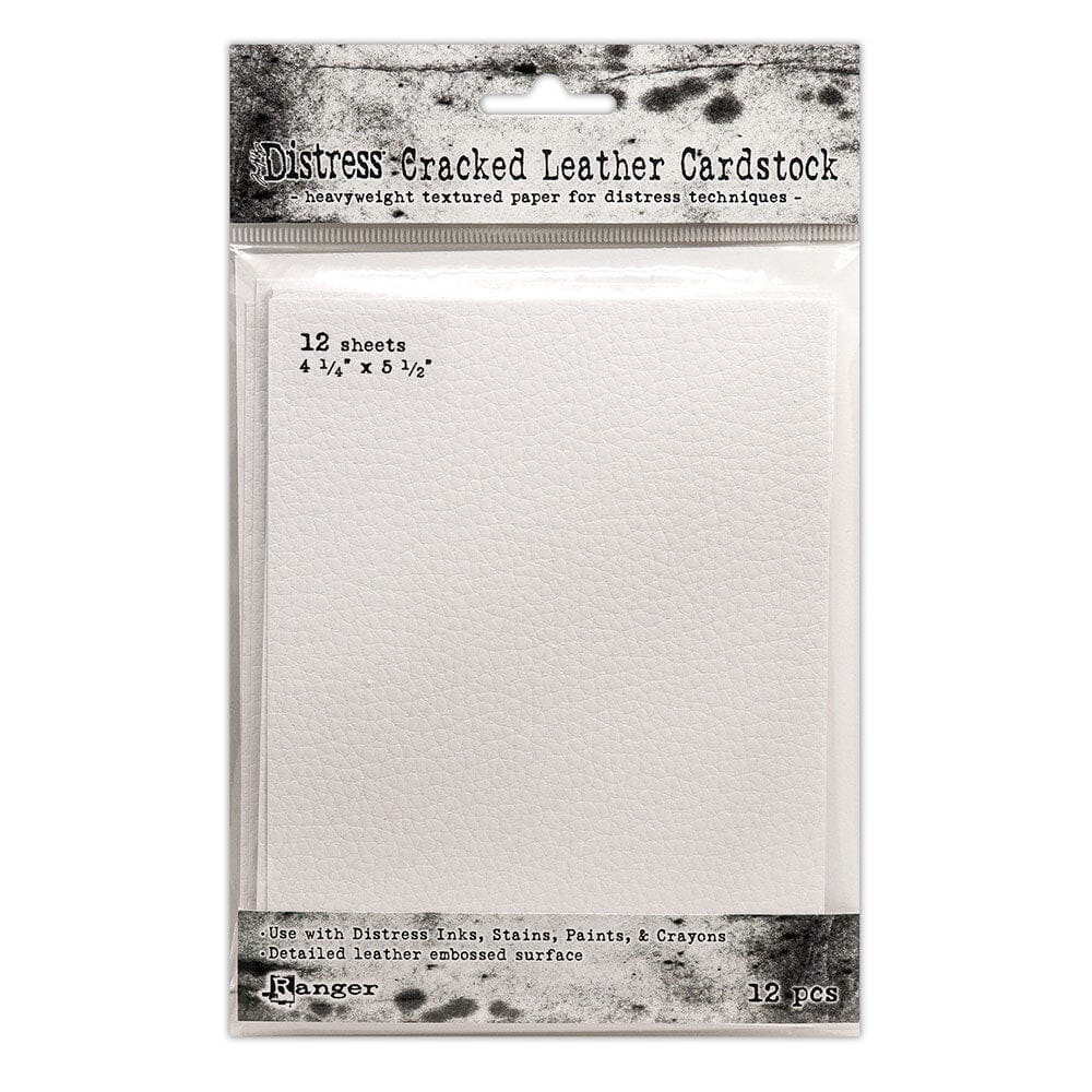 Tim Holtz - Distress Cracked Leather Paper Cardstock - 4.25" x 5,