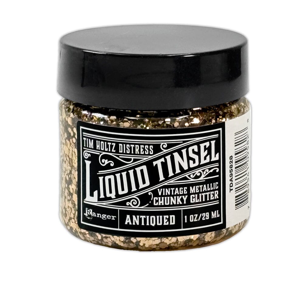 ***Pre-Order*** Tim Holtz - Distress Liquid Tinsel Chunky - Antiqued
