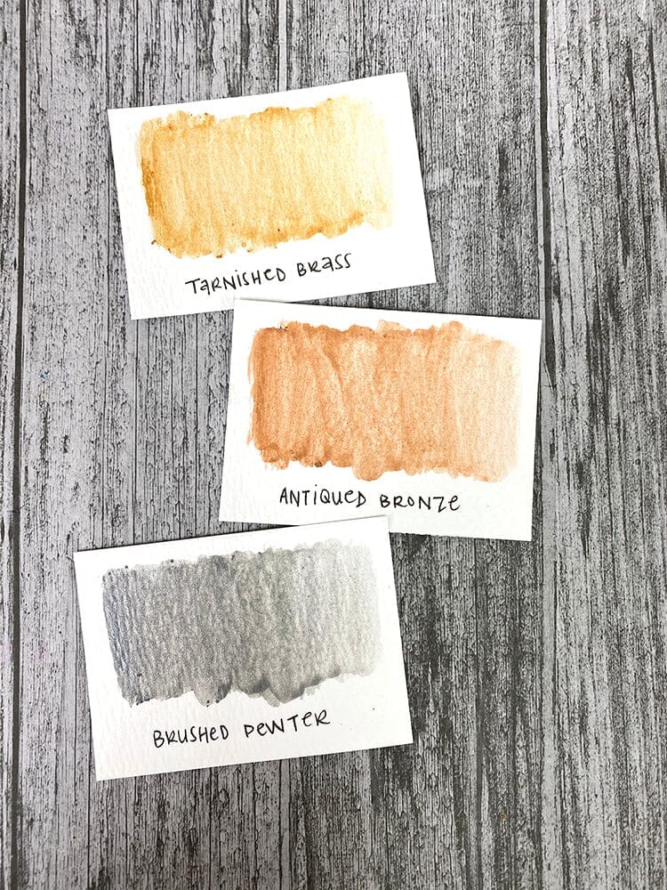 Tim Holtz - Distress Crayon Set - Metalics