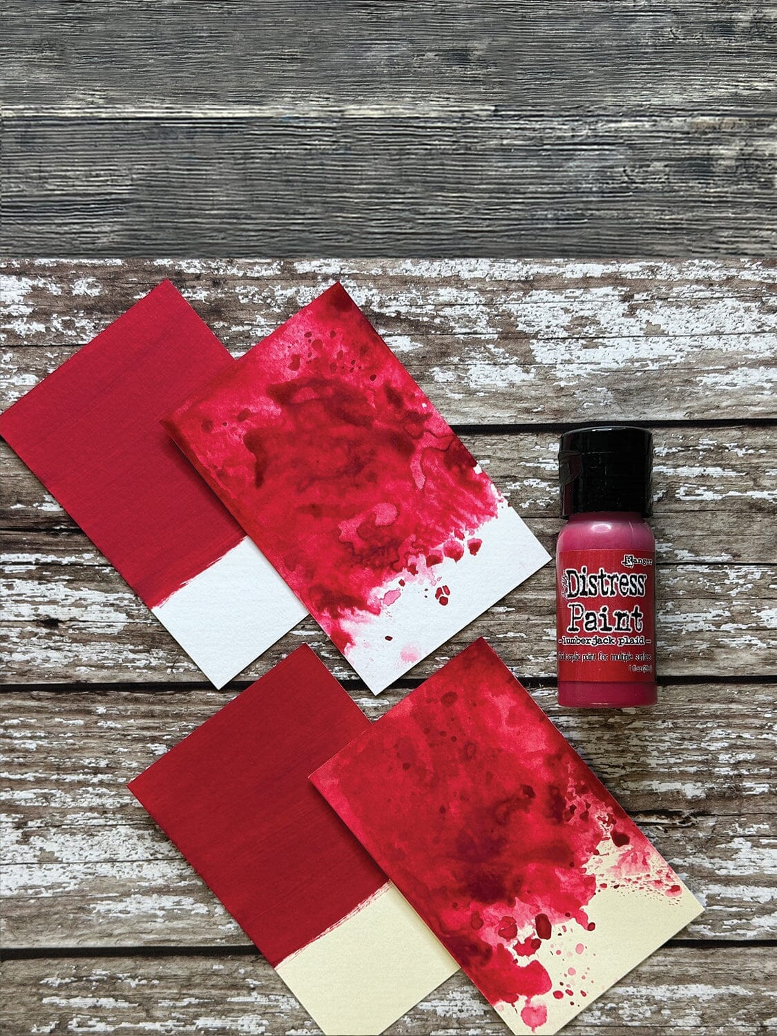 Tim Holtz - Distress Paint Flip Top - Lumberjack Plaid