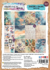 Arden Creative Studio - TEXT{ures} - Dragonfly Dreams - 6in x 8in Paper Pad