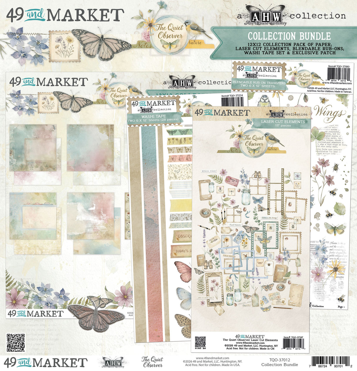***Pre-Order*** 49 And Market - The Quiet Observer - Collection Bundle With Patch