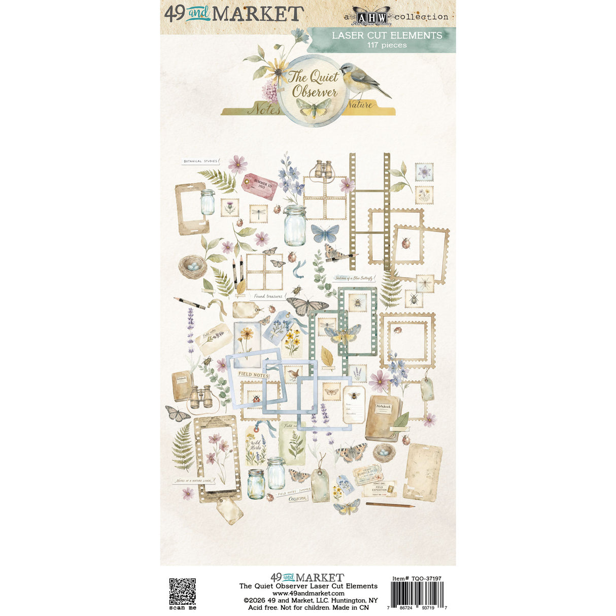 ***Pre-Order*** 49 And Market - The Quiet Observer - Laser Cut - Elements