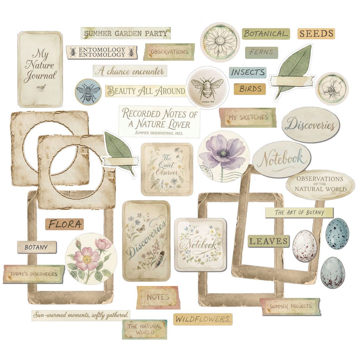 ***Pre-Order*** 49 And Market - The Quiet Observer - Chipboard Set