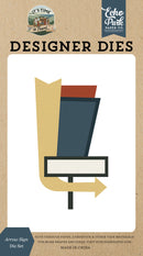 ***Pre-Order*** Echo Park - It's Time To Travel - Small Die Set - Arrow Sign