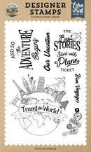 ***Pre-Order*** Echo Park - It's Time To Travel - Stamp - Travel The World Globe