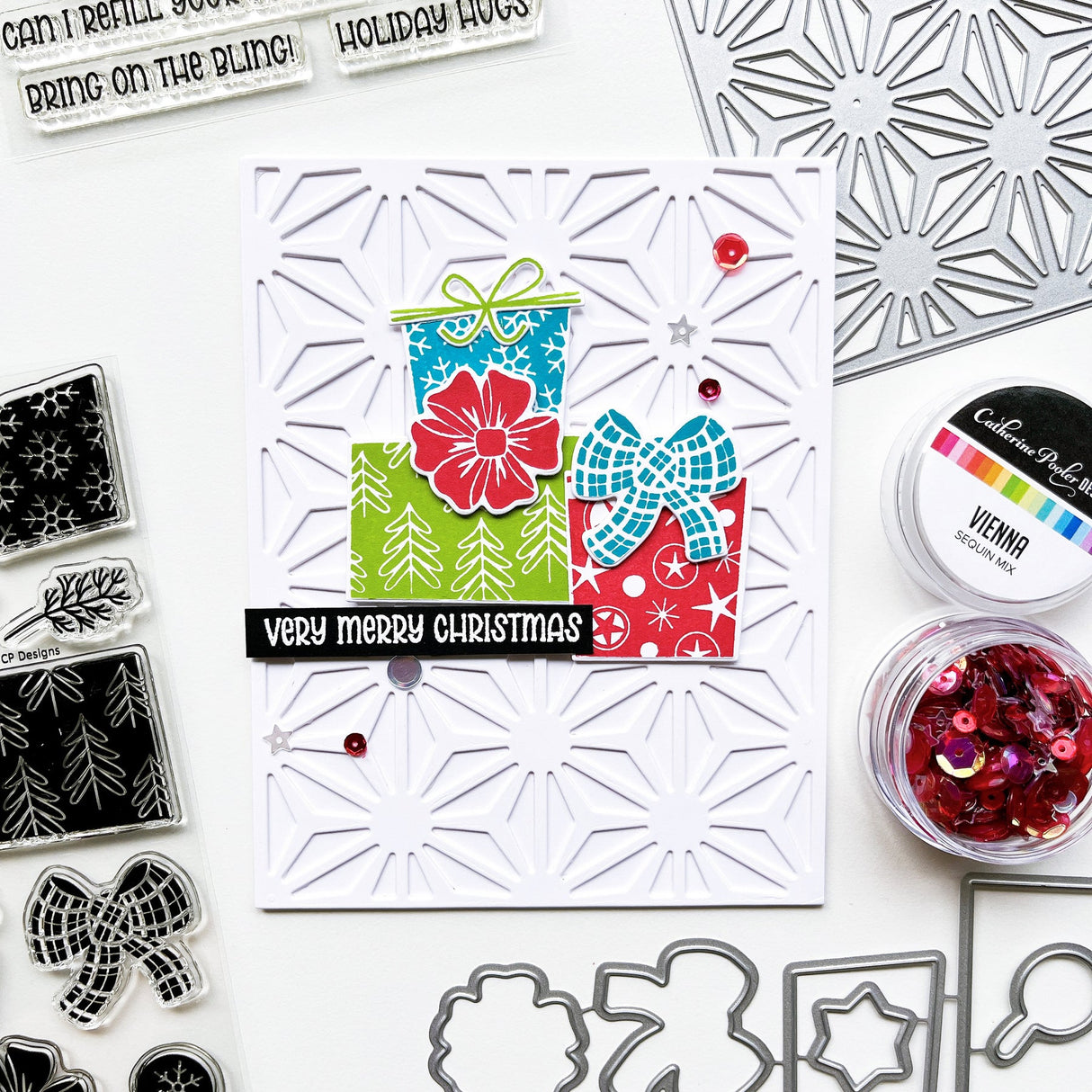 Catherine Pooler - Holiday One Liner Sentiments Stamp Set
