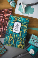 Sizzix - 3-D Texture Fades Embossing Folder Numbered Large/A5 by Tim Holtz