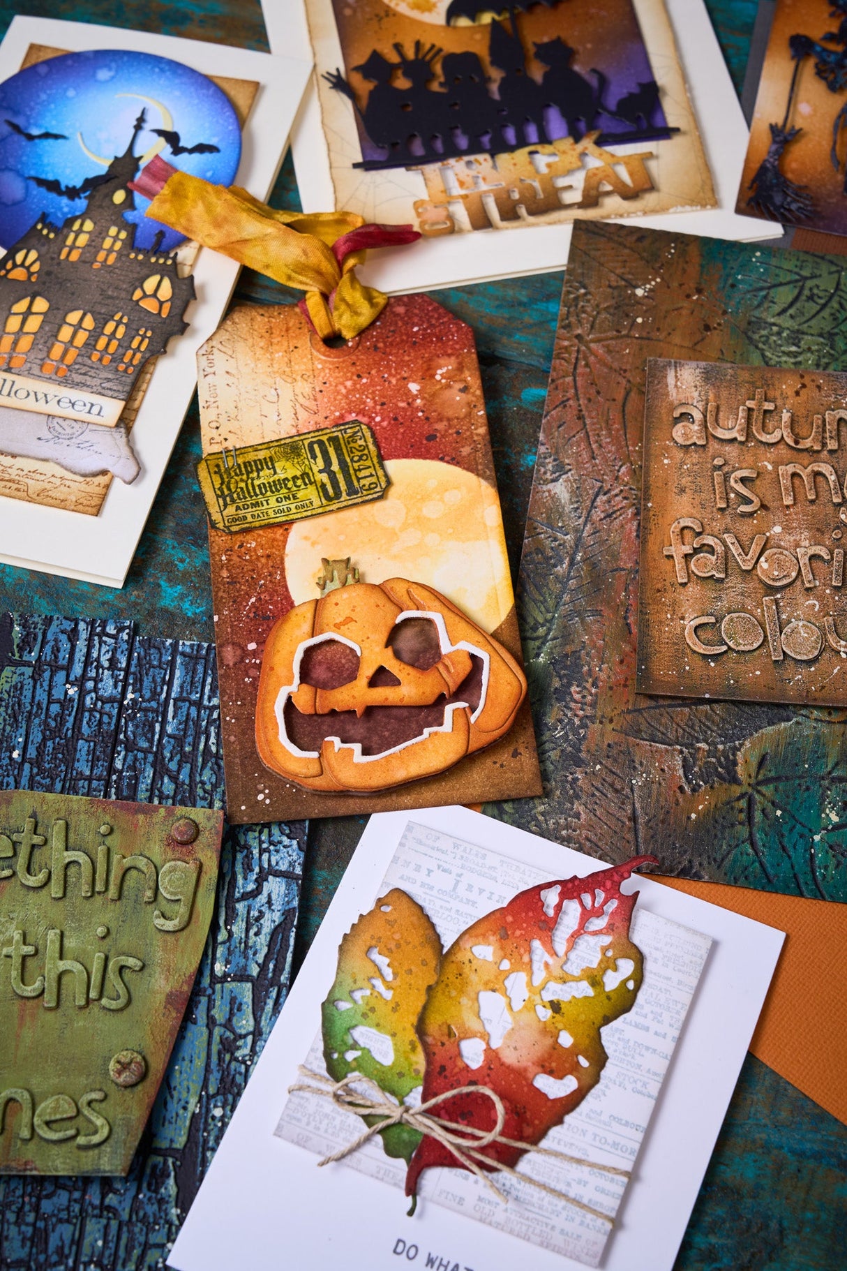 Sizzix - Thinlits Die Set 5PK Leaf Fragments by Tim Holtz