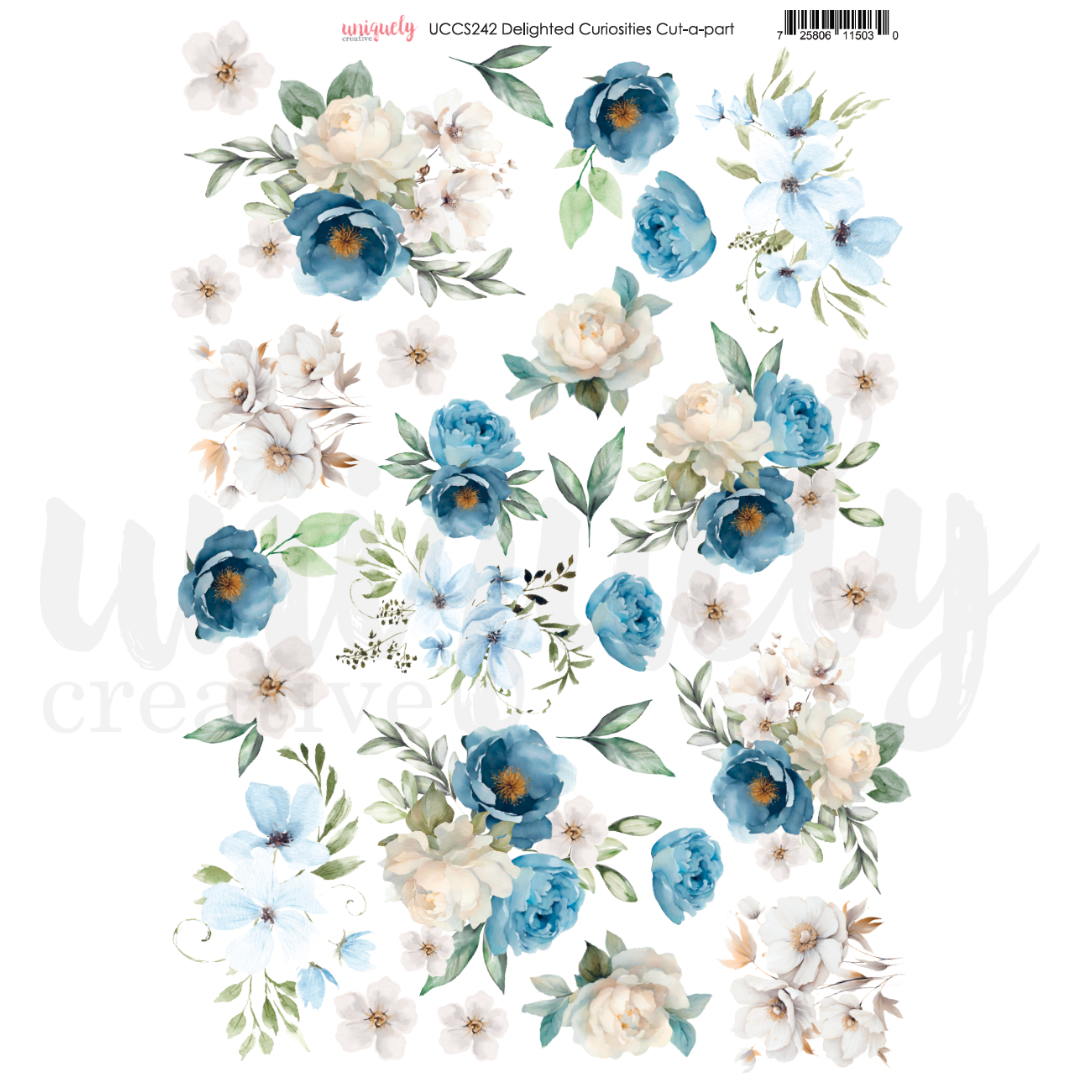 Uniquely Creative - Delighted Curiosities - Cut-a-Part Sheet