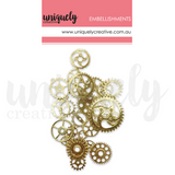 Uniquely Creative - Gold Metal Cogs