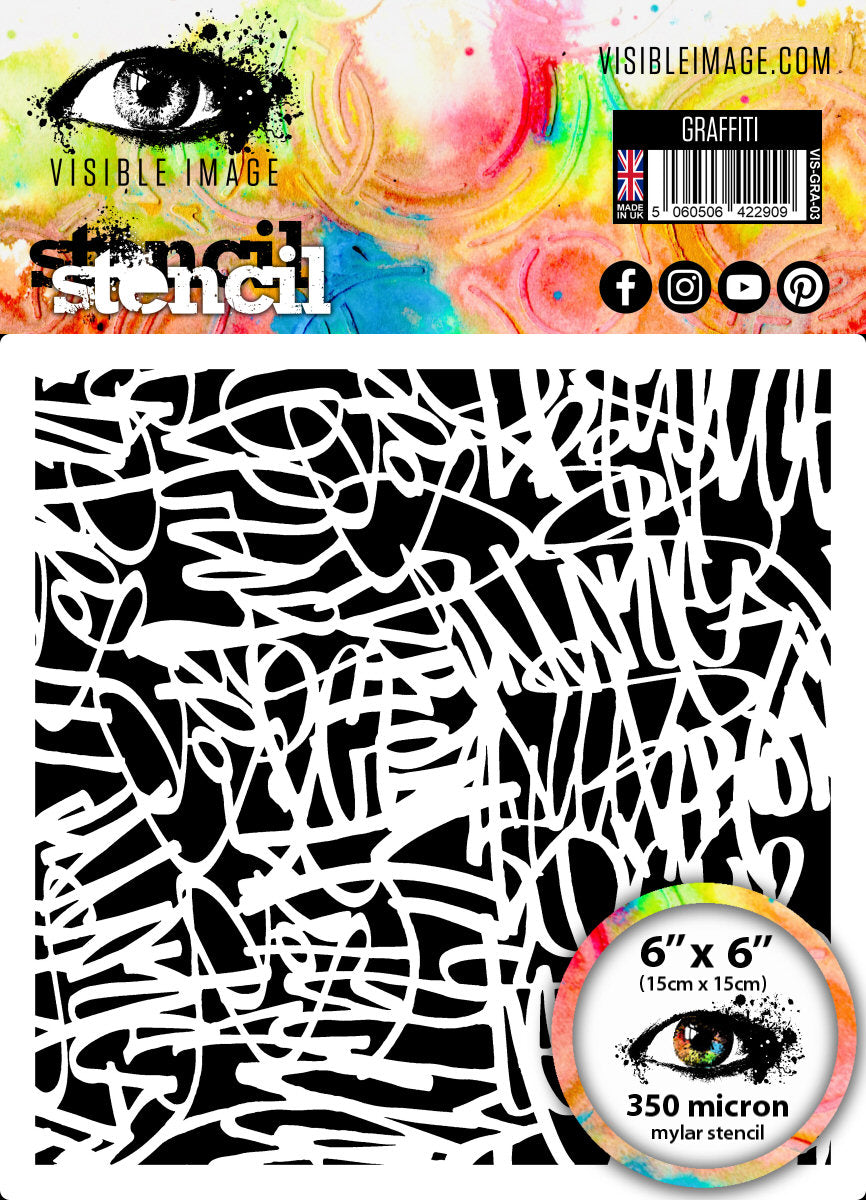 Visible Image - Stencil 6x6 - Graffiti