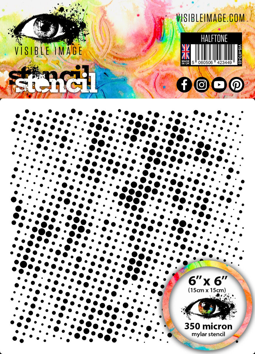 Visible Image - Stencil 6x6 - Half Tone