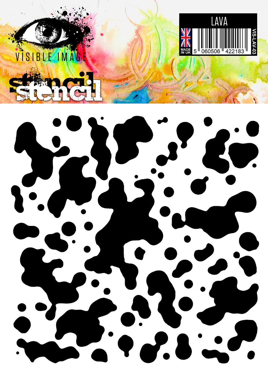 Visible Image - Stencil 6x6 - Lava