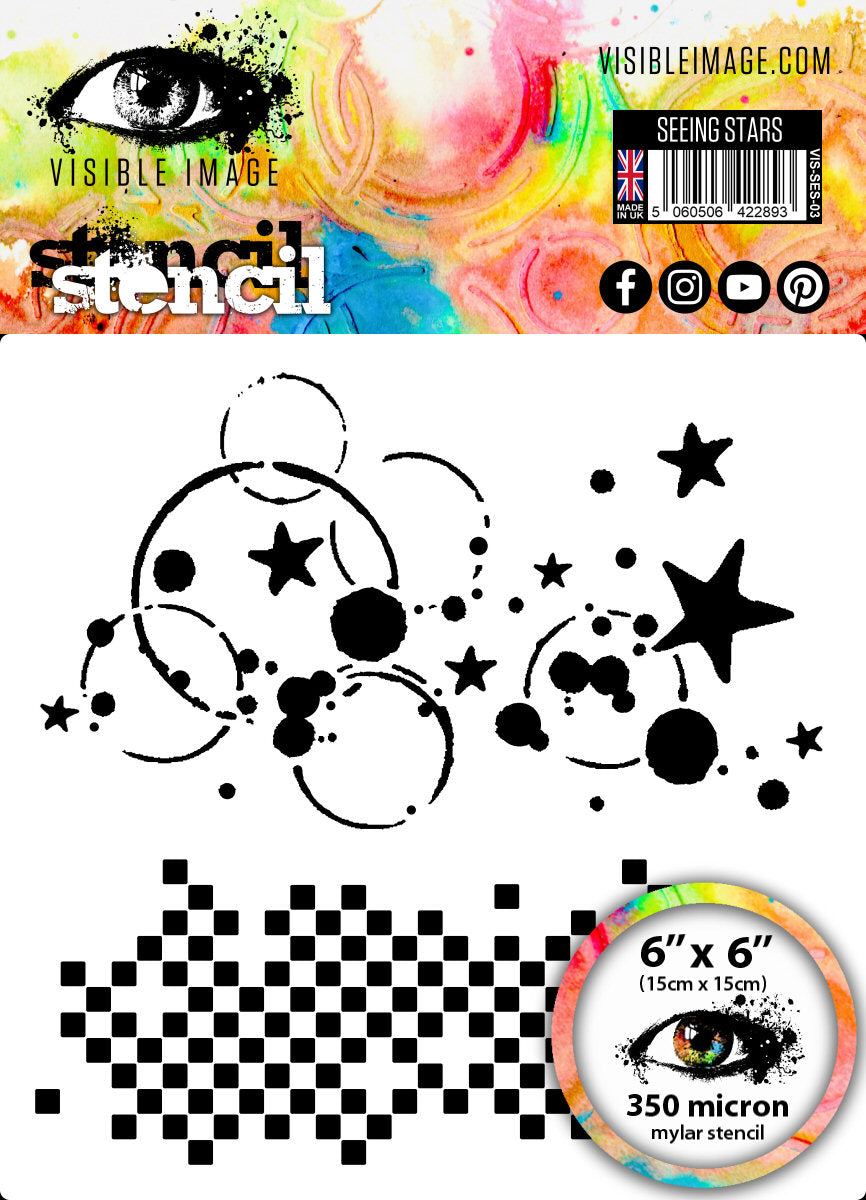 Visible Image - Stencil 6x6 - Seeing Stars