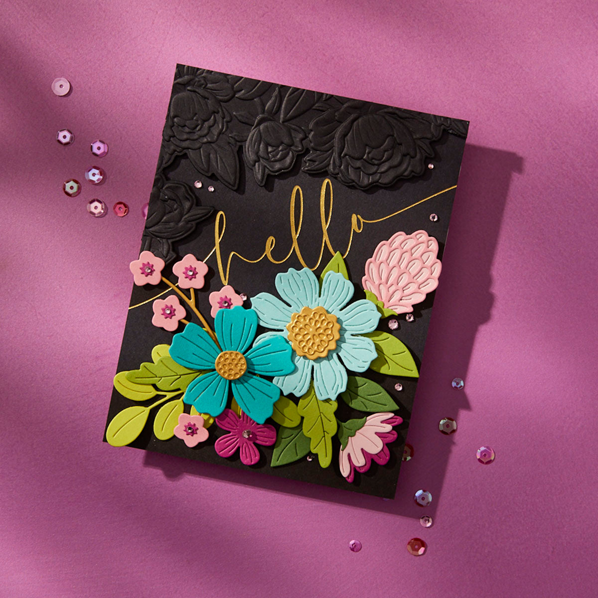 Spellbinders - Vivid Blooms Etched Dies
