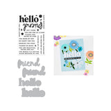 ***Pre-Order*** Hero Arts - You've Got A Friend - Hello Friend Clear Stamp & Die Bundle