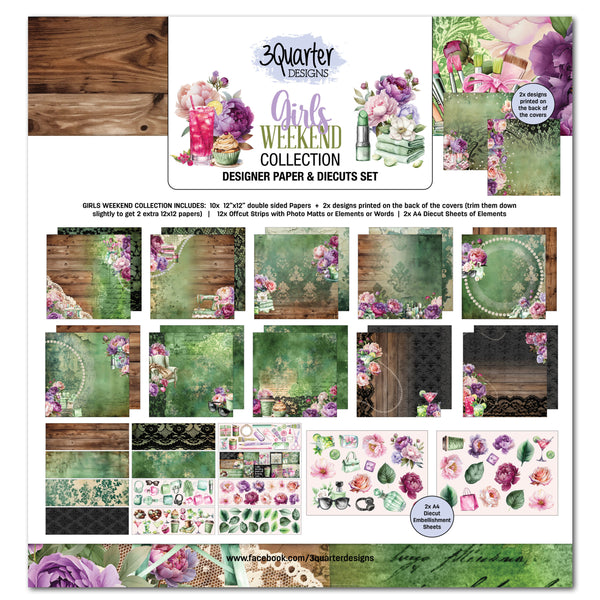 3 Quarter Designs - Girls Weekend - 12 x 12 Collection Kit