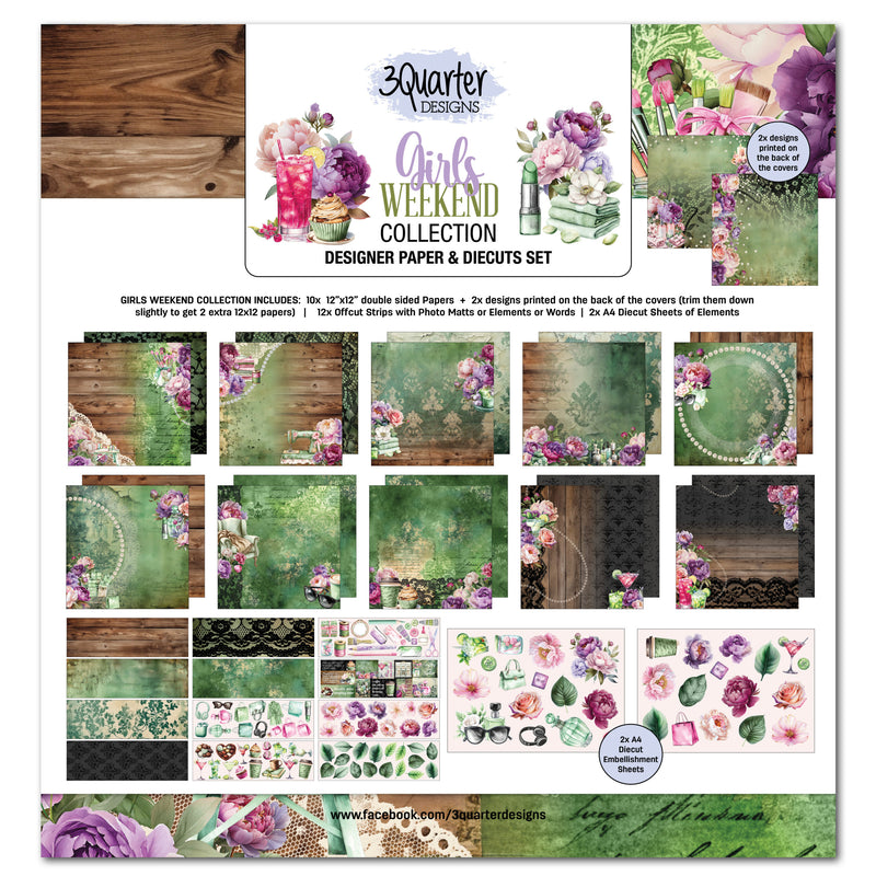 3 Quarter Designs - Girls Weekend - 12 x 12 Collection Kit