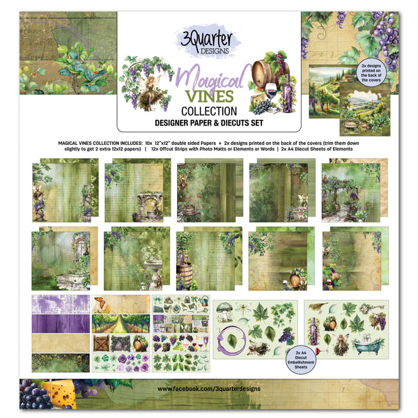 3 Quarter Designs - Magic Vines - 12 x 12 Collection Kit