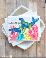 ***Pre-Order*** Waffle Flower - May Release - Seal-a-brate Sentiments Matching Die
