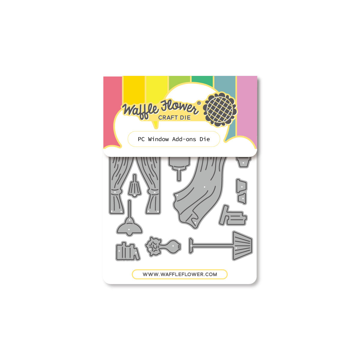***Pre-Order*** Waffle Flower - Postage Collage Window Add-ons Die