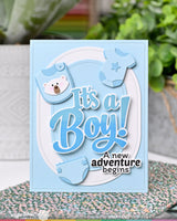 ***Pre-Order*** Waffle Flower - Postage Collage Baby Icons Die