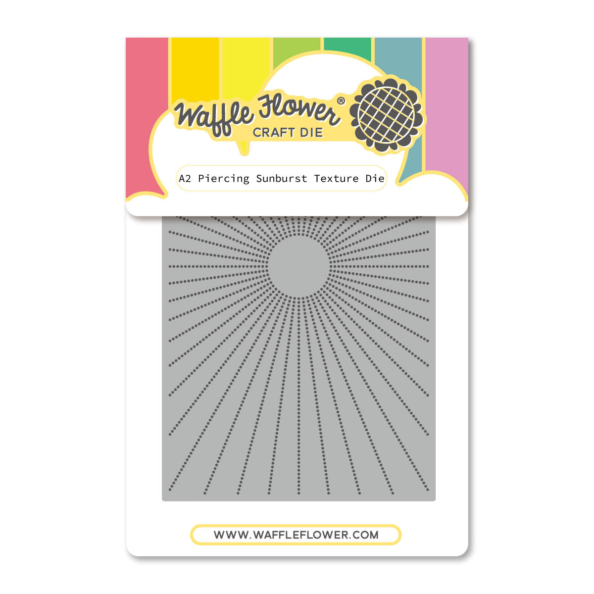 ***Pre-Order*** Waffle Flower - A2 Piercing Sunburst Texture Die