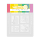 ***Pre-Order*** Waffle Flower - Postage Collage Baby Stencil