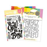 ***Pre-Order*** Waffle Flower - Baby Announcement Sentiments Combo