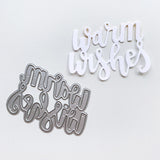 Catherine Pooler - Warm Wishes Word Die