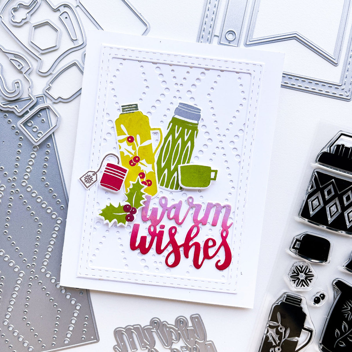 Catherine Pooler - Warm Wishes Word Die