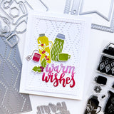 Catherine Pooler - Warm Wishes Word Die