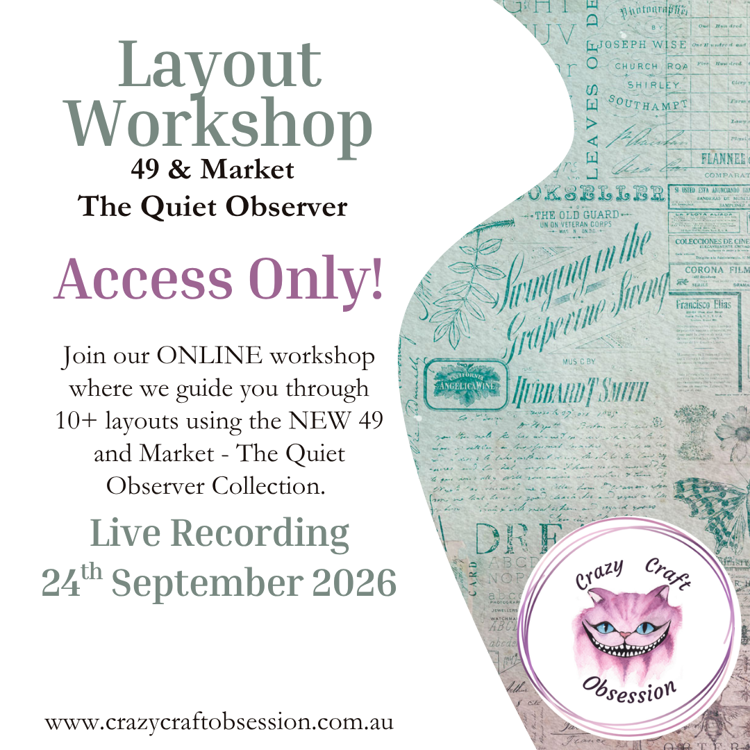 Layout Workshop - The Quiet Observer (On-Line) - Access Only