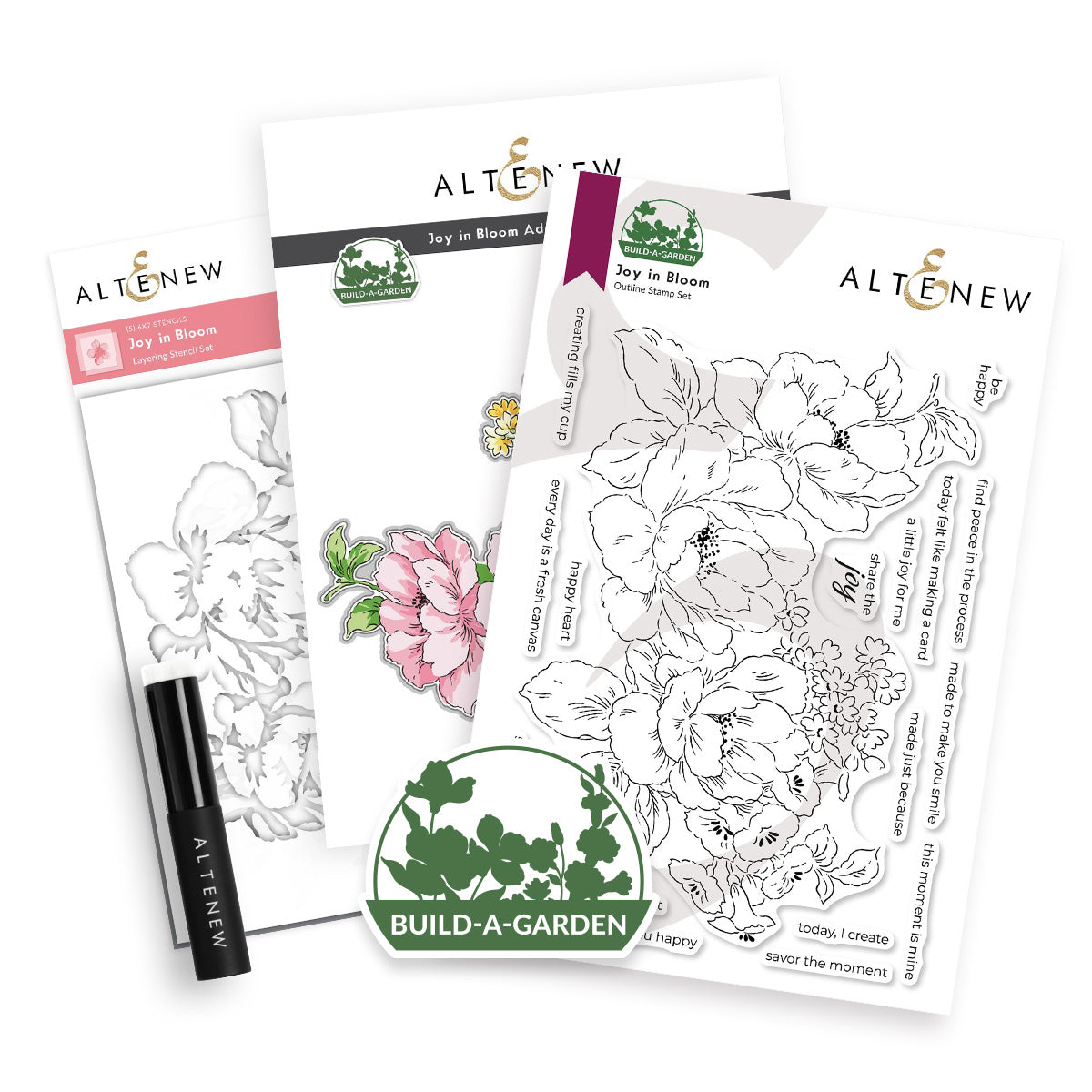 ***Pre-Order*** Altenew - Build-A-Garden: Joy in Bloom & Add-on Die Bundle