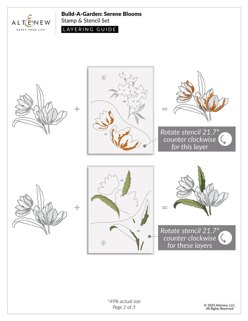 ***Pre-Order*** Altenew - Build-A-Garden - Serene Blooms
