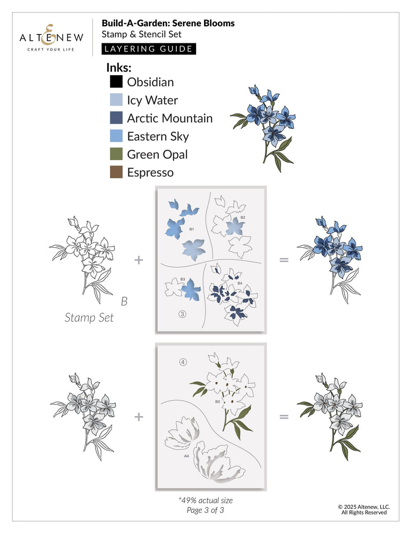 ***Pre-Order*** Altenew - Build-A-Garden - Serene Blooms