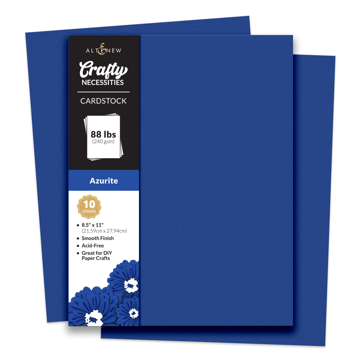 Altenew - Crafty Necessities - Azurite Cardstock (10 sheets/set)