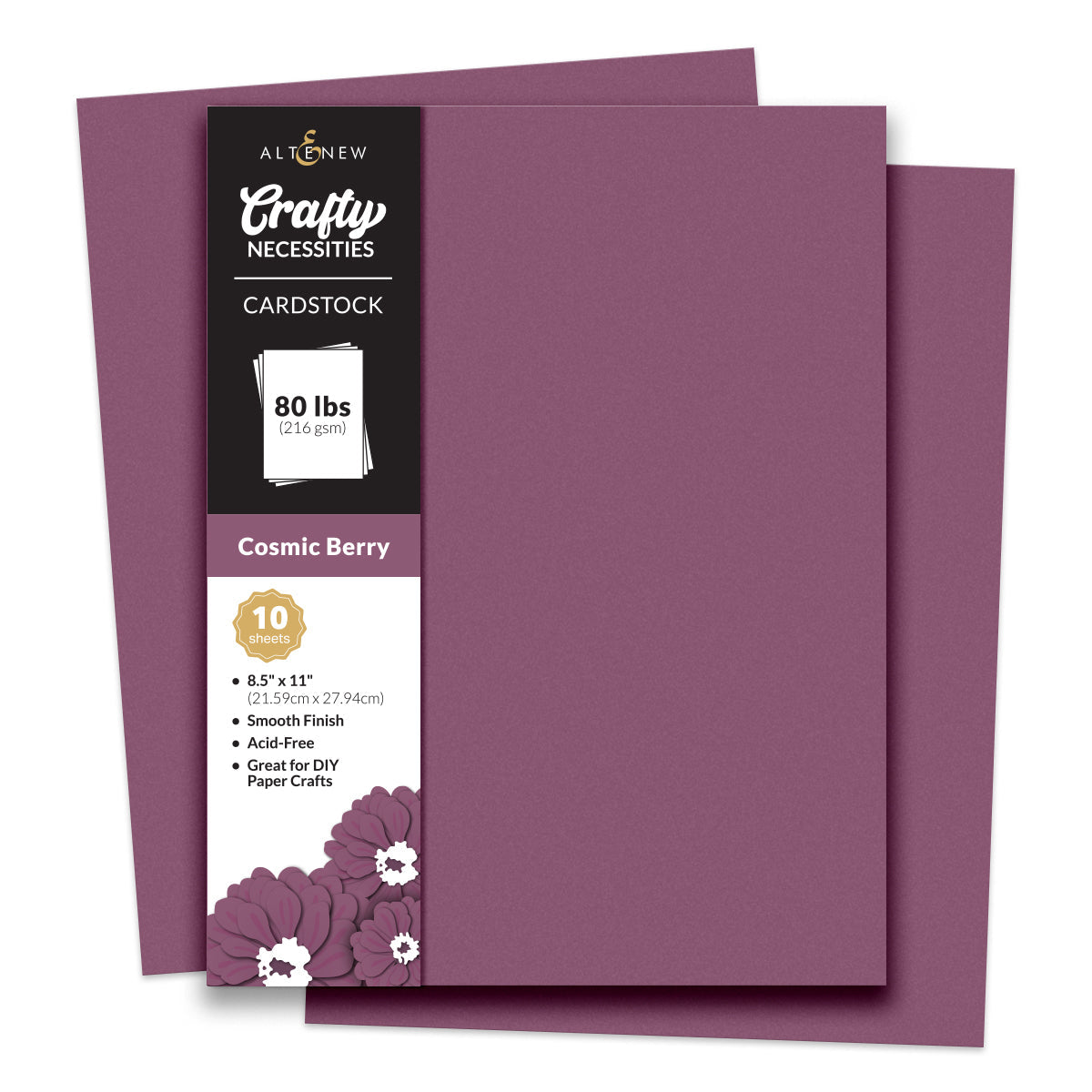 Altenew - Crafty Necessities - Cosmic Berry Cardstock (10 sheets/set)