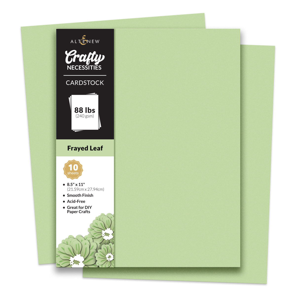 Altenew - Crafty Necessities - Frayed Leaf Cardstock (10 sheets/set)