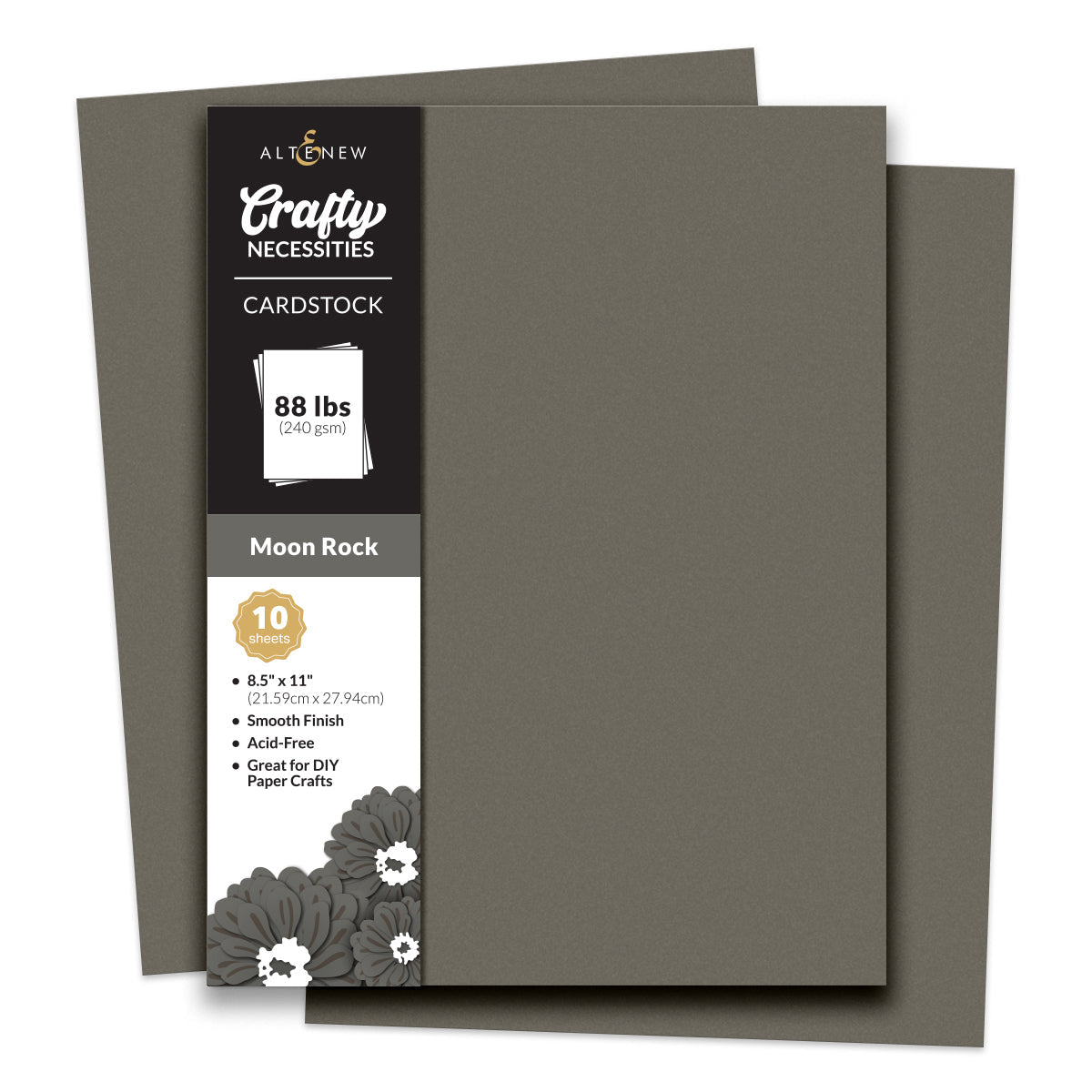 Altenew - Crafty Necessities - Moon Rock Cardstock (10 sheets/set)