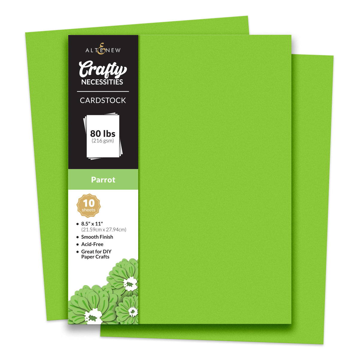 Altenew - Crafty Necessities - Parrot Cardstock (10 sheets/set)