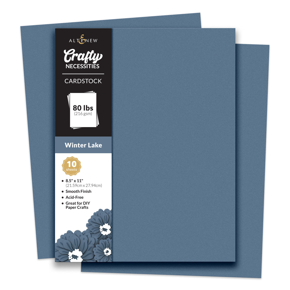 Altenew - Crafty Necessities - Winter Lake Cardstock (10 sheets/set)