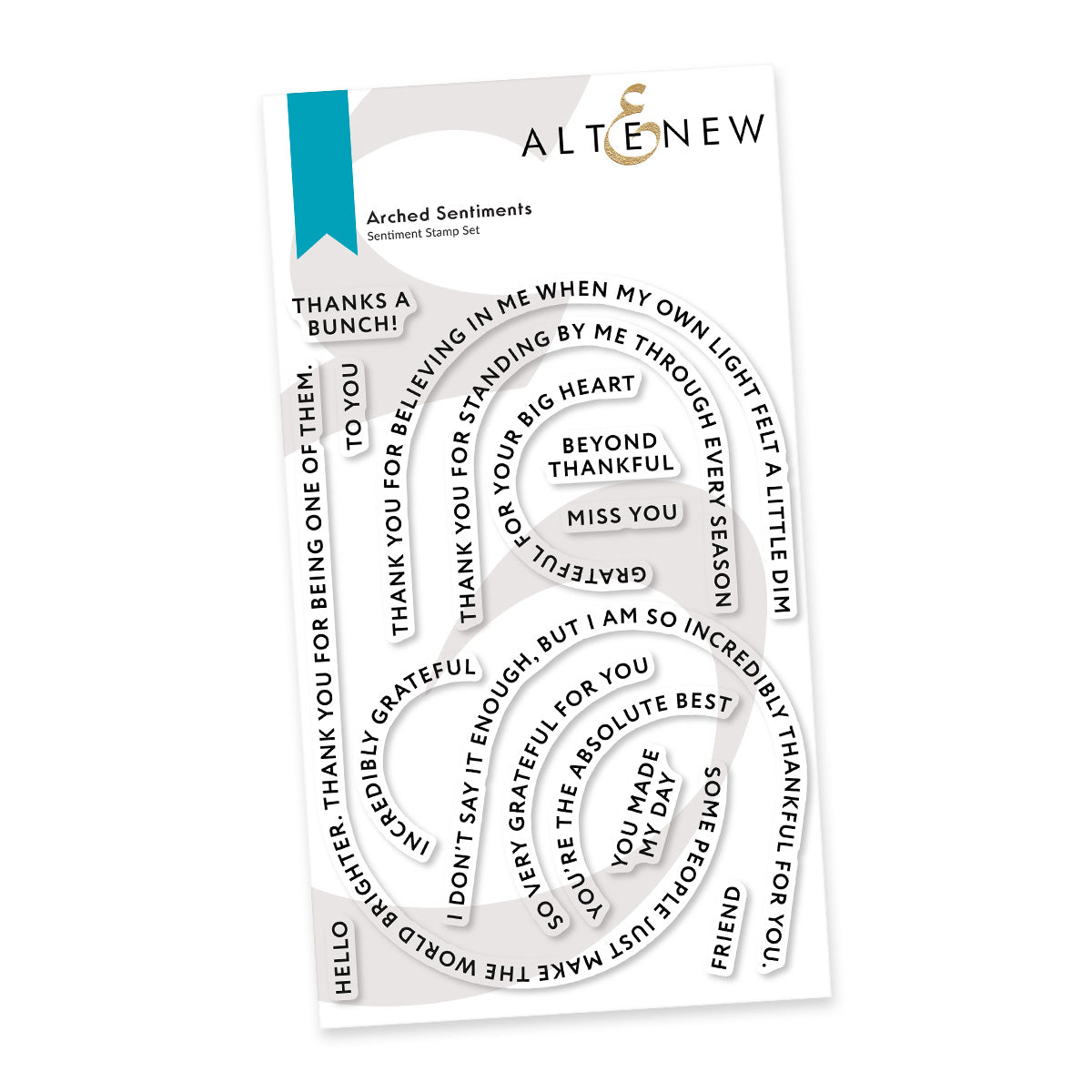***Pre-Order*** Altenew - Arched Sentiments Stamp Set