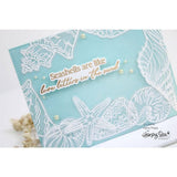 Honey Bee Stamps - Seashells - 6x8 Stamp Set