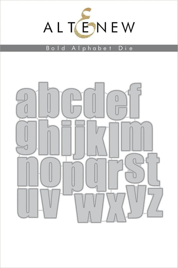 Altenew - Bold Alphabet Die Set