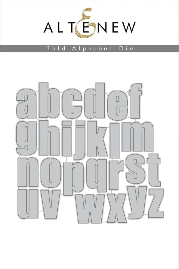 Altenew - Bold Alphabet Die Set
