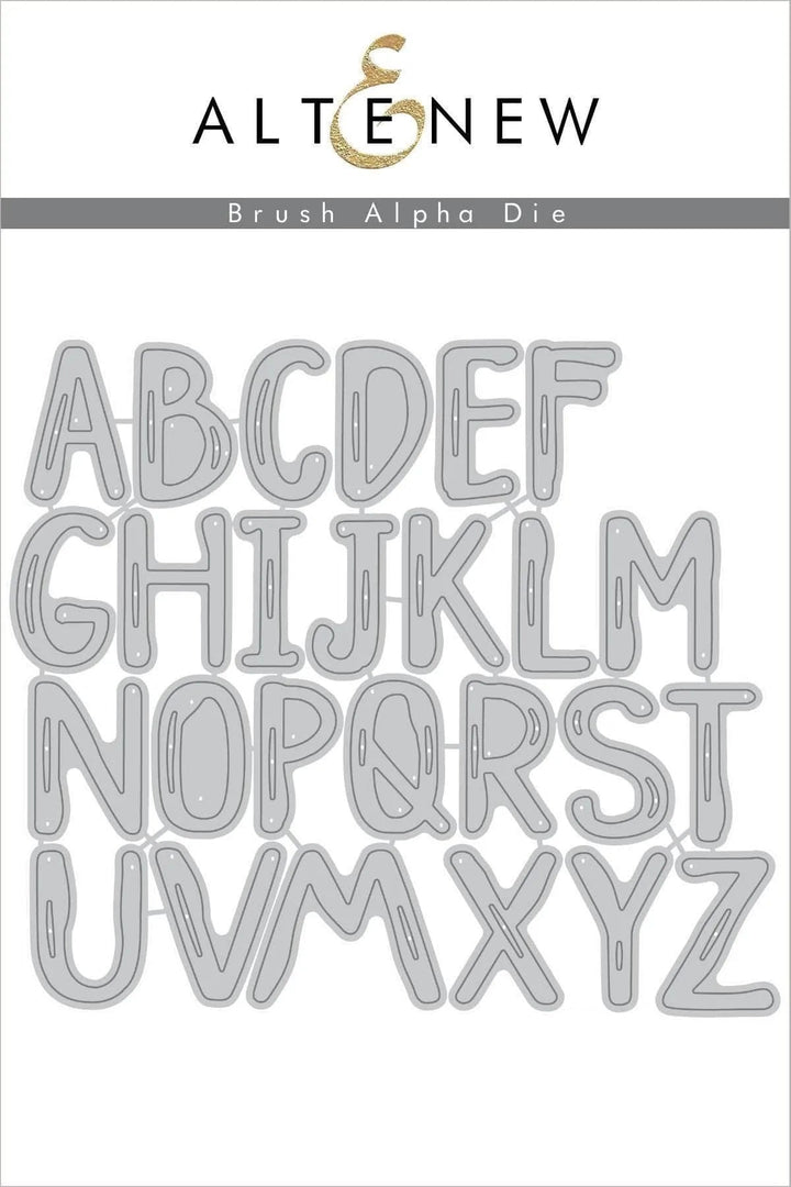 Altenew - Brush Alpha Die Set